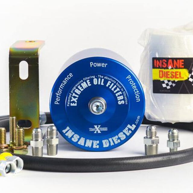 Ford Powerstroke 7.3L Bypass Oil Filter Frame Mount Kit Ford Powerstroke 7.3L Bypass Oil Filter Frame Mount Kit