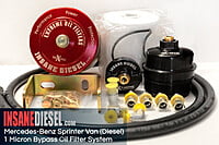 Sprinter Van Bypass Oil Filter Kit 3.0L Diesel OM642