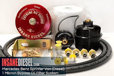 Sprinter Van Bypass Oil Filter Kit 3.0L Diesel OM642