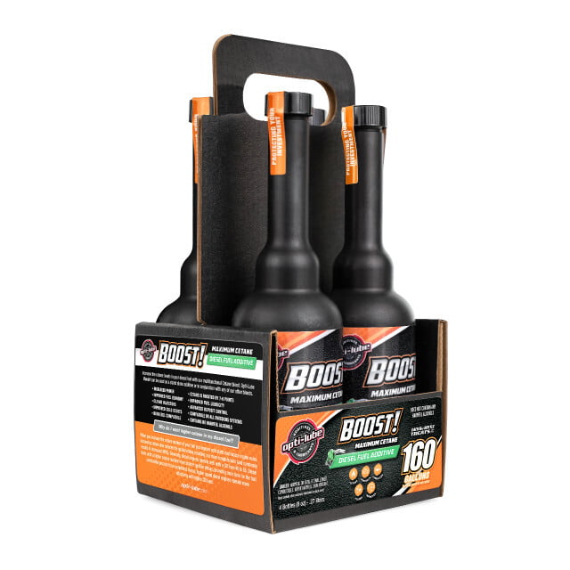 OPTI-LUBE BOOST! MAXIMUM CETANE FORMULA DIESEL FUEL ADDITIVE - 8oz