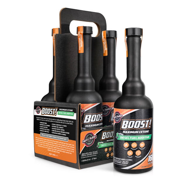 OPTI-LUBE BOOST! MAXIMUM CETANE FORMULA DIESEL FUEL ADDITIVE - 8oz