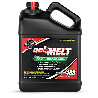 Opti-Lube Gel Melt Diesel Fuel Additive - 1 Gallon (128oz) Treats up to 400 Gallons of Diesel Fuel