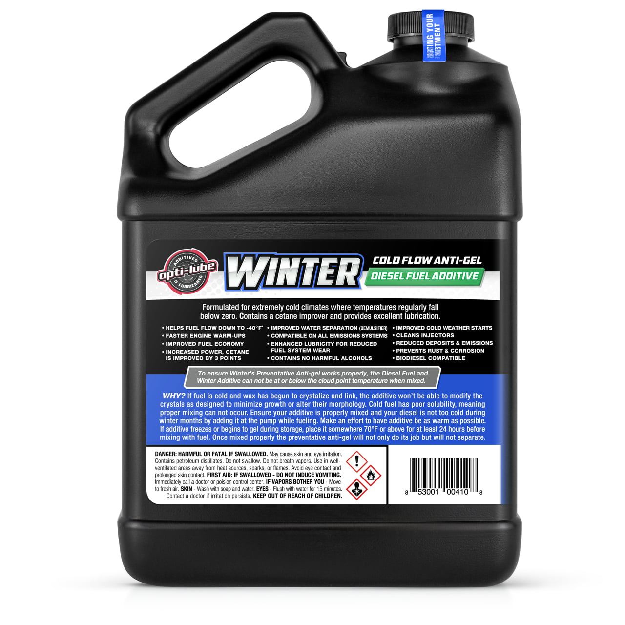 Opti-Lube Winter Formula Diesel Fuel Additive - 1 Gallon with ...