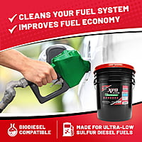Opti-Lube XPD Formula Diesel Fuel Additive - 5 Gallon Pail with 1 Heavy Duty Metal Pail Pump and 4 Empty 8oz BottlesTreats up to 2,560 Gallons Opti-Lube XPD Formula Diesel Fuel Additive - 5 Gallon Pail with 1 Heavy Duty Metal Pail Pump and 4 Empty 8oz BottlesTreats up to 2,560 Gallons