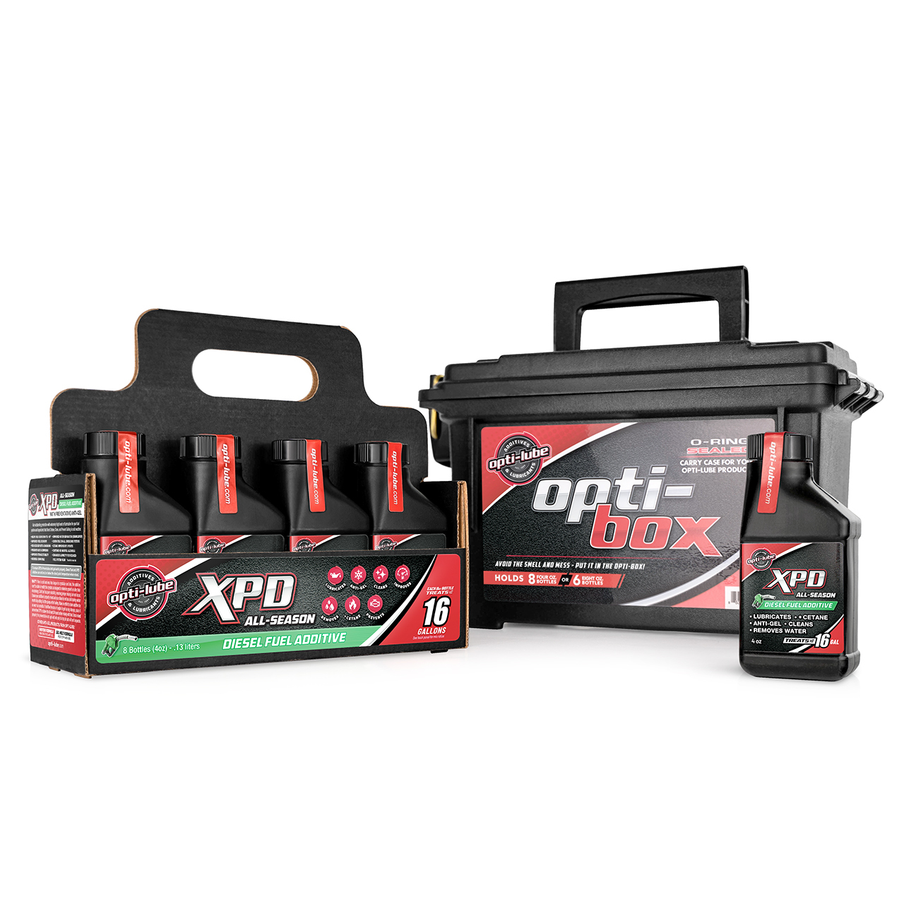 Opti-Lube XPD All-Season Diesel Fuel Additive - 4oz 8 Pack with