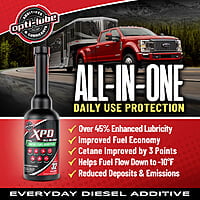 OPTI-LUBE XPD ALL-IN-ONE DIESEL FUEL ADDITIVE - 4 Pack of 8oz Long Neck Bottles, Treats Up To 32 Gallons Per 8oz Bottle OPTI-LUBE XPD ALL-IN-ONE DIESEL FUEL ADDITIVE - 4 Pack of 8oz Long Neck Bottles, Treats Up To 32 Gallons Per 8oz Bottle
