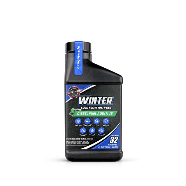 OPTI-LUBE WINTER ANTI-GEL DIESEL FUEL ADDITIVE - Case of 24 - 8oz ...