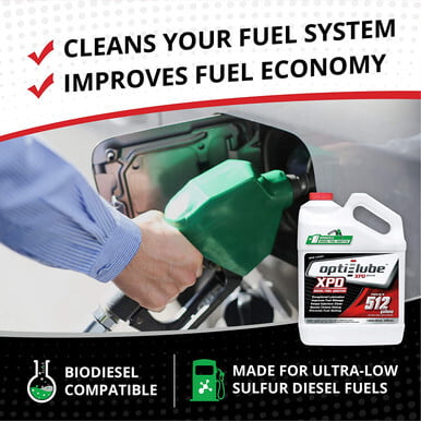 Opti-Lube XPD Formula Aditivo de combustible diesel: Cuartos de galón (12  cuartos (1536 galones))