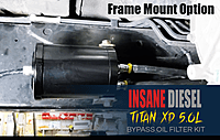 Nissan Titan XD 5.0L Bypass Oil Filter Kit Nissan Titan XD 5.0L Bypass Oil Filter Kit